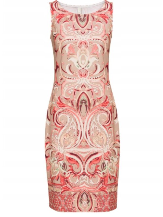 VENUS Dresses & Skirts - Venus Sleeveless Paisley Bodycon Sheath Dress NWOT